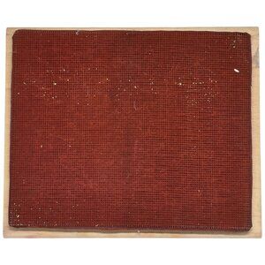 Stampin Up! 2004 Canvas Background Rubber Stamp Wood Mounted 5.5" X 4.5"